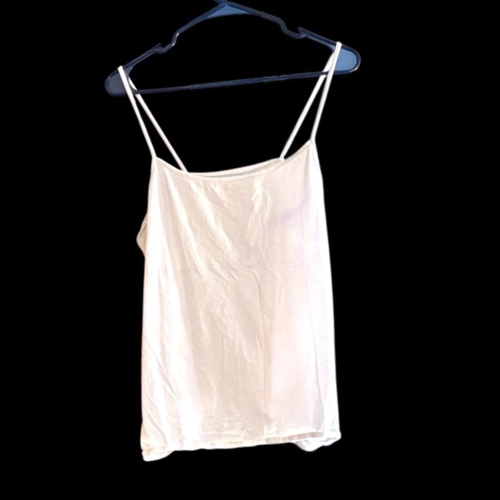 Time and Tru White Camisole Top